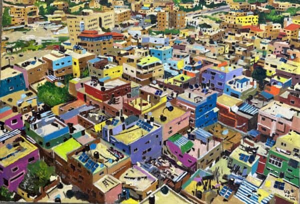 The Refugee Camp #12 - Palestinian Art
