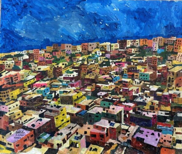 The Refugee Camp #14 - Palestinian Art